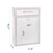Adiroffice Large Wall Mountable Mailbox with Key Lock ADI631-04-WHI - alternate 2